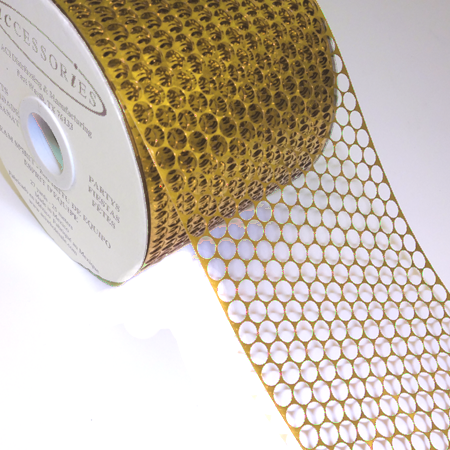 Silver holographic honey comb