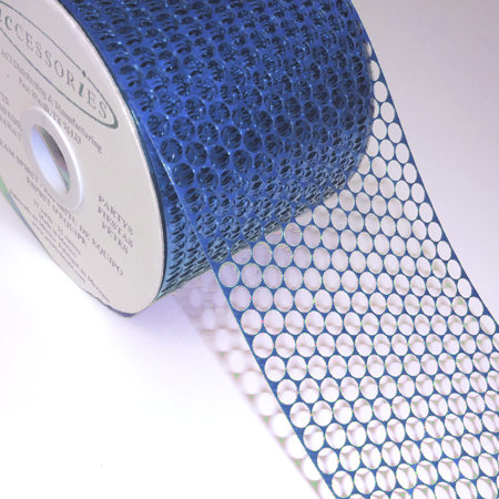 Silver holographic honey comb