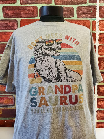 Grandpasaurus me t shirt