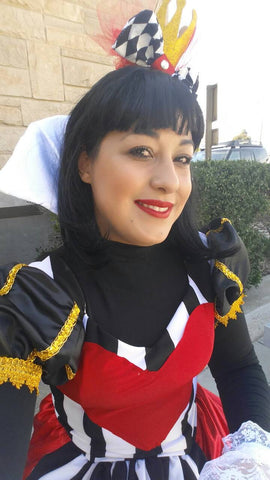 Queen of hearts deluxe cosplay costume