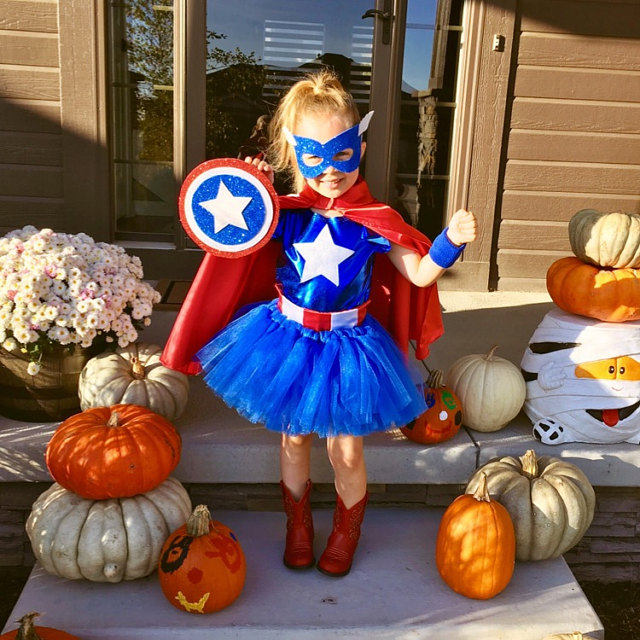 Captain America  tutu costume complete