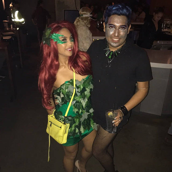 Poison Ivy Kim Kardashian Costume short mini dress  poison ivy costume, villain costume