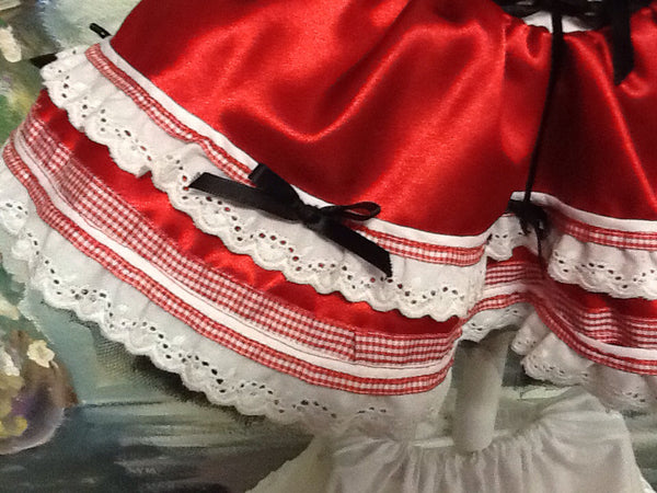 Little red riding hood costume sizes 8 to 12