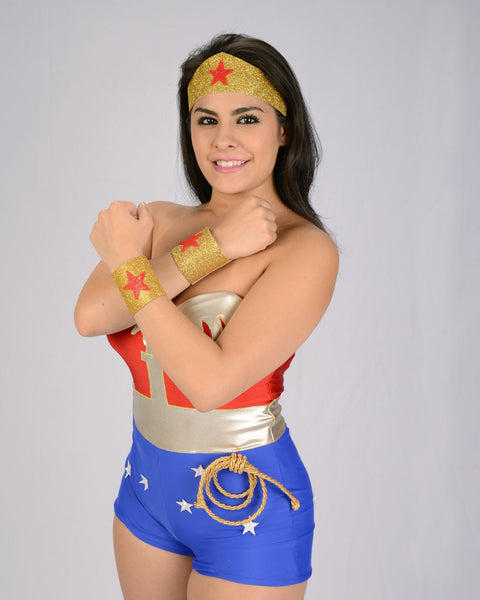 Wonder Woman tiara and cuffs