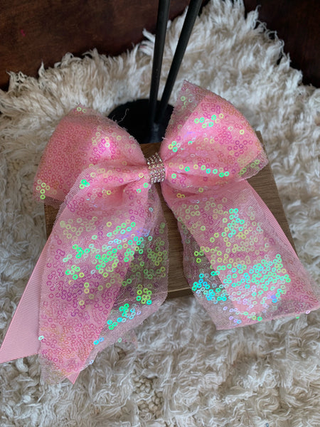 Sequin bow small sequin